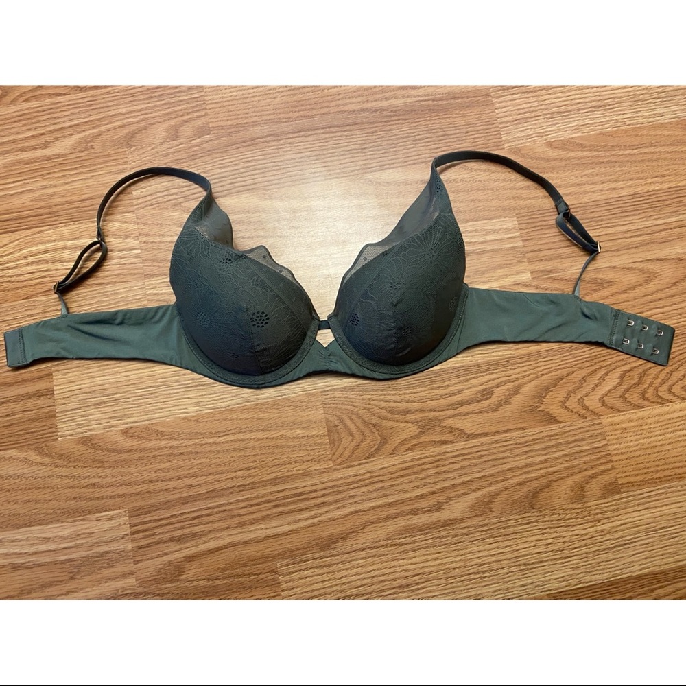 Dark Green Push-up Bra by Aerie size 34B
